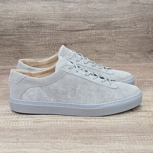 Koio Capri Low Men's Size 13 Light Gray Suede Sneakers NEW